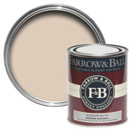 Farrow & Ball Modern Scallop No.311 Eggshell Metal & Wood Paint, 750Ml - thumbnail 1