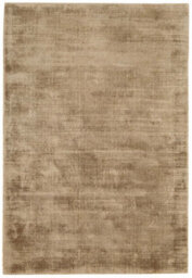 Modern Rug, Plain Rug For Bedroom, & Living Room, Viscose Rug, Easy To Clean Plain Rug, Gold Classy Rug-66 X 240Cm (Runner) - thumbnail 1