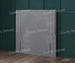 Comfy Deluxe 4Ft Small Double  Brown Boucle Teddy Fabric Suzuki 54Inch Floorstanding Headboard - thumbnail 1