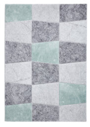 Grey/green Rug, Geometric Rug, Modern Rug, Grey/green Rug For Bedroom, Living Room, & Dining Room-120Cm X 170Cm - thumbnail 1