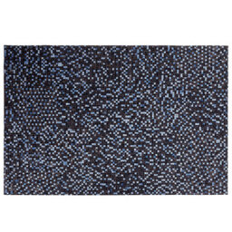 Beliani Rug Ikisu Dark Brown 140 X 200 Cm Leather