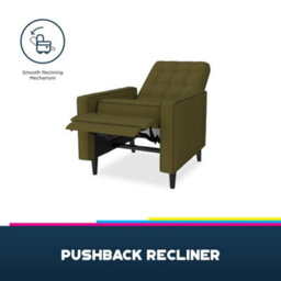 Dorel Wimberly Recliner In Linen Olive Green - thumbnail 4