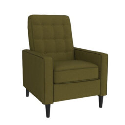 Dorel Home Wimberly Recliner In Linen Olive Green