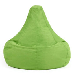 Icon Dalton High Back Adult Gaming Indoor Outdoor Bean Bag Chair, Lime - thumbnail 3