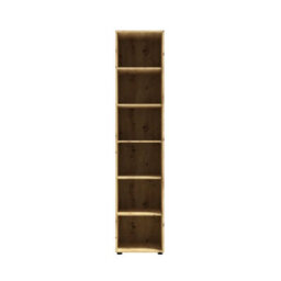 Arte Maxione 08 Bookcase 45Cm - Oak Artisan, Warm Woodgrain Five-Shelf Display - thumbnail 2