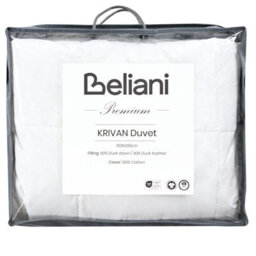 Beliani Duvet Duck Down 6 Tog Light Warm Krivan 150 X 200 Cm - thumbnail 5