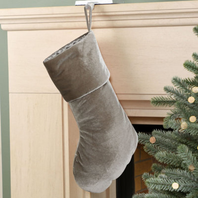 Dibor Set Of 2 Traditional Christmas Character Hanging Legs Stocking Children Stocking Gift Bag - image 1