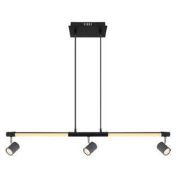 Luminosa Lighting Luminosa Hl Bar Pendant Ceiling Light Matt Black Led 3000K - thumbnail 3