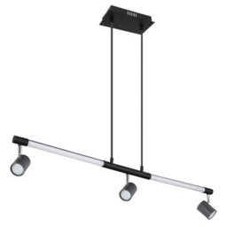 Luminosa Lighting Luminosa Hl Bar Pendant Ceiling Light Matt Black Led 3000K - thumbnail 2