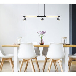 Luminosa Lighting Luminosa Hl Bar Pendant Ceiling Light Matt Black Led 3000K - thumbnail 8