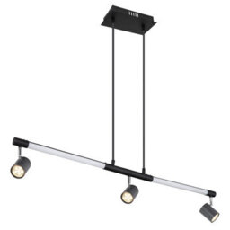 Luminosa Lighting Luminosa Hl Bar Pendant Ceiling Light Matt Black Led 3000K - thumbnail 5