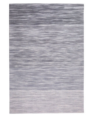Wyld And Coco Aurora Home Rug Grey Wool-Polyester 140 X 200 Cm Handwoven Low-Pile Modern Design - image 1