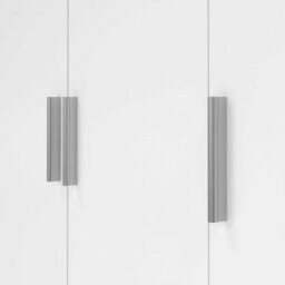 Wyld Haus Daejeon 3-Door Wardrobe In White And Natural Oak Effect - thumbnail 8