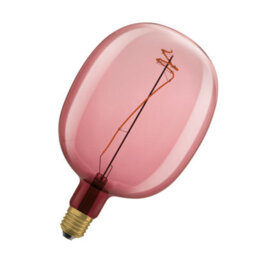 Osram Vintage 1906 Ballon 15 Filament Led Lamp 4.5W 816 Pink E27 220Lm Dimmable - thumbnail 1