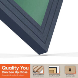 "16X16"" Dark Grey Step Vinyl Record Frame With Emerald Mount For 12 Inch Lp Disc - Ak Frames" - thumbnail 3