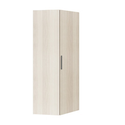 GoodHome Atomia Freestanding Matt Oak Effect Particle Board Wardrobe (H)2250mm (W)1300mm (D)580mm - image 1