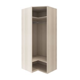 GoodHome Atomia Freestanding Matt Oak Effect Particle Board Wardrobe (H)2250mm (W)1300mm (D)580mm - thumbnail 3