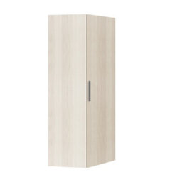 GoodHome Atomia Freestanding Matt Oak Effect Particle Board Wardrobe (H)2250mm (W)1300mm (D)580mm - thumbnail 1