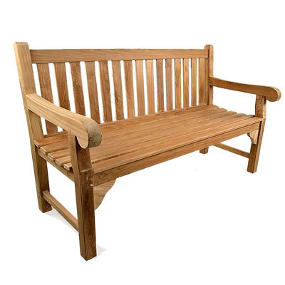 Leisurebench Queensbury 3 Seat 150Cm Grade A Teak Garden Bench - image 1