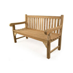 Leisurebench Queensbury 3 Seat 150Cm Grade A Teak Garden Bench - thumbnail 3