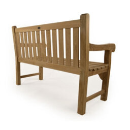 Leisurebench Queensbury 3 Seat 150Cm Grade A Teak Garden Bench - thumbnail 2
