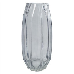 Leaf 85Cm Geometric Glass Vase Pink Peony And Berry Artificial Flowers - thumbnail 5