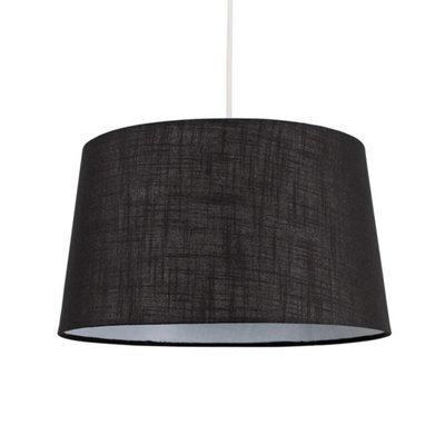 Modern Tapered Faux Linen Ceiling Pendant/table Lamp Light Shade Easy Fit - image 1