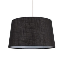 Modern Tapered Faux Linen Ceiling Pendant/table Lamp Light Shade Easy Fit - thumbnail 1