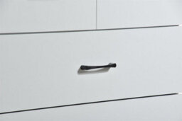 Swish Furniture Paddington White With Black Handles 3+2 Chest Of Drawers Dresser Bedroom Furniture Storage Organiser - thumbnail 7