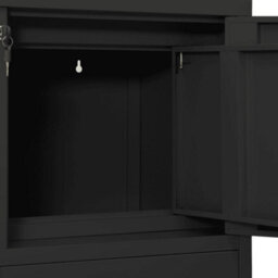 Vidaxl Office Cabinet Anthracite 90X40X102 Cm Steel - thumbnail 7