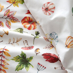 Catherine Lansfield Autumn Pumpkins Orange Duvet Cover Set With Pillowcases Double Bedding Set - thumbnail 4