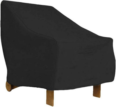 210D Waterproof Outdoor Garden Chair Cover With Deep Seat, Uv And Wind Resistant Patio Adjustable Drawstring, 96.5X89X79Cm - image 1