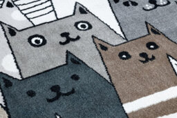 RugsX Carpet Fun Gatti For Children, Cats,  Animals Colorful Multi 160X220 Cm - thumbnail 5