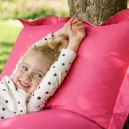 Icon Kids Giant Indoor Outdoor Floor Cushion Pink - thumbnail 3