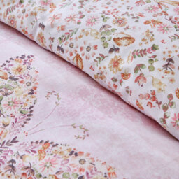 Catherine Lansfield Bedding Enchanted Butterfly Reversible Duvet Cover Set With Pillowcase Pink - thumbnail 4