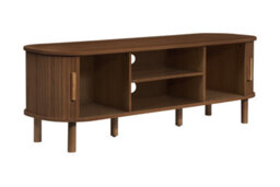 Birlea Axel Walnut Fluted Wide Screen Tv Unit - thumbnail 9