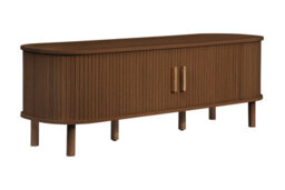 Birlea Axel Walnut Fluted Wide Screen Tv Unit - thumbnail 8
