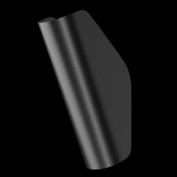 Luminosa Lighting Luminosa Maytoni Notta Modern Flush Wall Uplighter Matt Black G9 - thumbnail 4