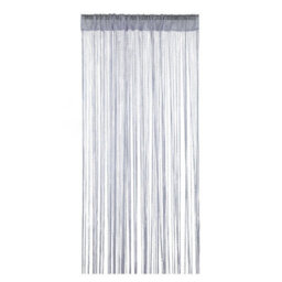 Neel Blue String Curtains Glitter Fringe Panel Fly Screen Doorway Tassel Curatin, 200Cm X 90Cm - Silver - thumbnail 3