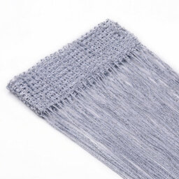 Neel Blue String Curtains Glitter Fringe Panel Fly Screen Doorway Tassel Curatin, 200Cm X 90Cm - Silver - thumbnail 2