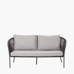 Pacific Lifestyle 4 Seater Dark Grey Rattan Lounge Set Outdoor Furniture - thumbnail 5