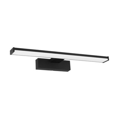 Wall/mirror Light Colour Black Shade White Plastic Bulb Led 7.4W Included - image 1