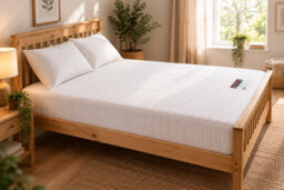 Rest Relax 4Ft Small Double 4-Piece Solid Pine Bed Set With Memory Foam Sprung Mattress & 2 Pillows - thumbnail 7