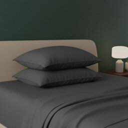 Flannelette Pillowcases Soft Brushed Pillow Covers Warmth And Comfort Grey - thumbnail 1