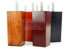 L&F 4X Replacement Furniture Legs Solid Wood 110mm High Sofas Chairs Settee Cabinets Legs M8 Tsp2055 Raw - thumbnail 8