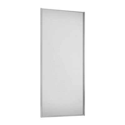 Spacepro Classic 1 Panel Matt White Sliding Wardrobe Door (H)2220mm (W)610mm - image 1