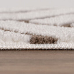 The Rugs Loft Taupe And Ivory Herringbone Living Room Area Rug And Runners Soft Pile - thumbnail 7