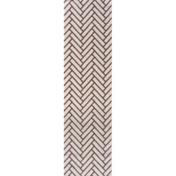 The Rugs Loft Taupe And Ivory Herringbone Living Room Area Rug And Runners Soft Pile - thumbnail 9