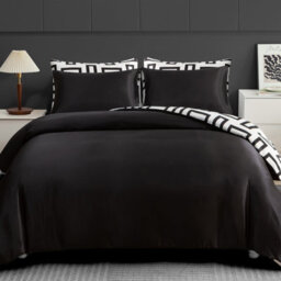 Lazzaro Luxury Double Brushed Satin Silk Double Duvet Cover Set Durable Bedding Sets With Zipper Closure - thumbnail 3