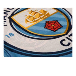 Manchester City Fc Pulse Reversible Duvet Cover Set Blue/white (Double) - thumbnail 2